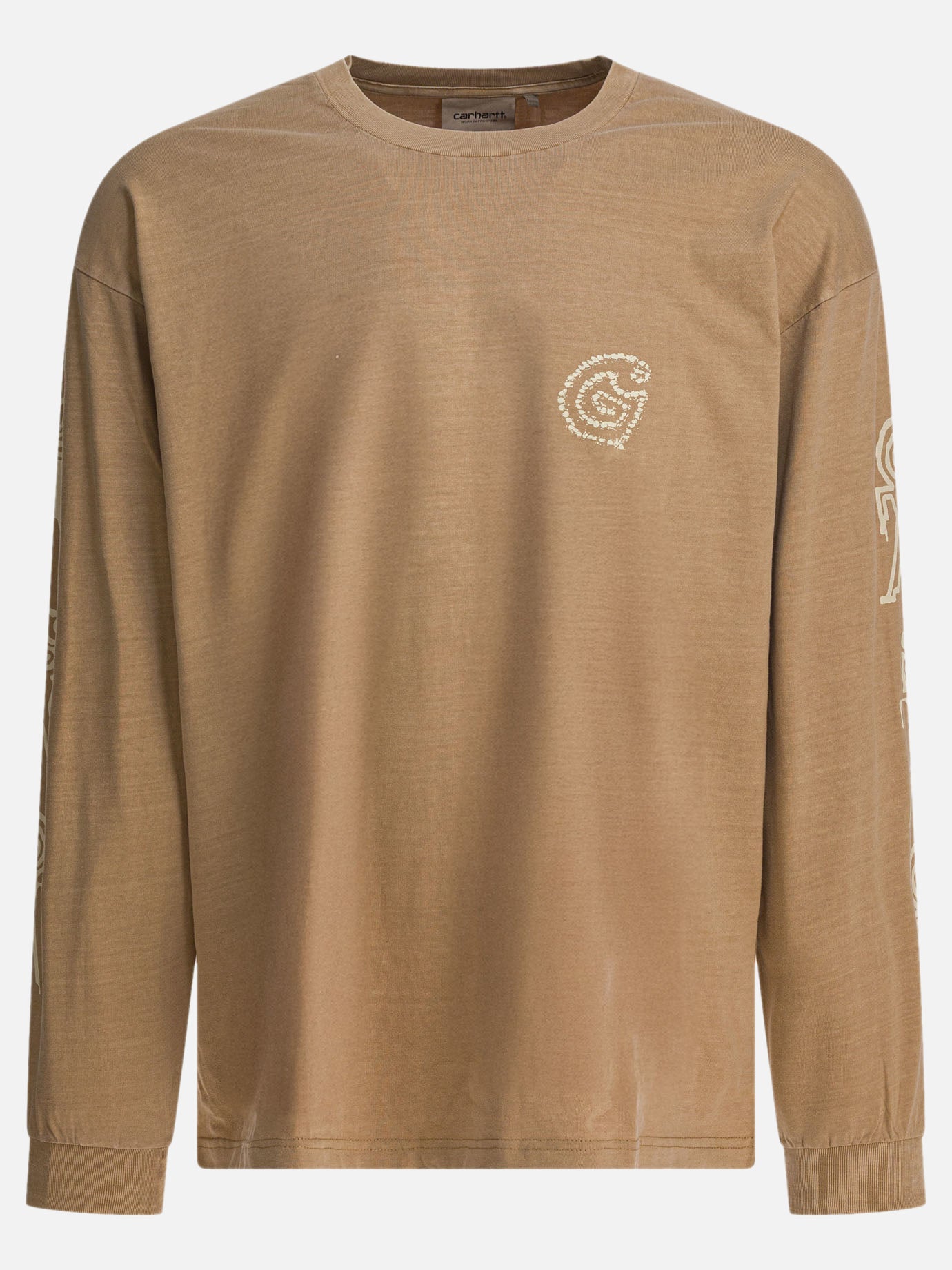 Crewneck t-shirts Print  Brown - Carhartt WIP Men | PDP | VIETTI Online Store | thumbnail