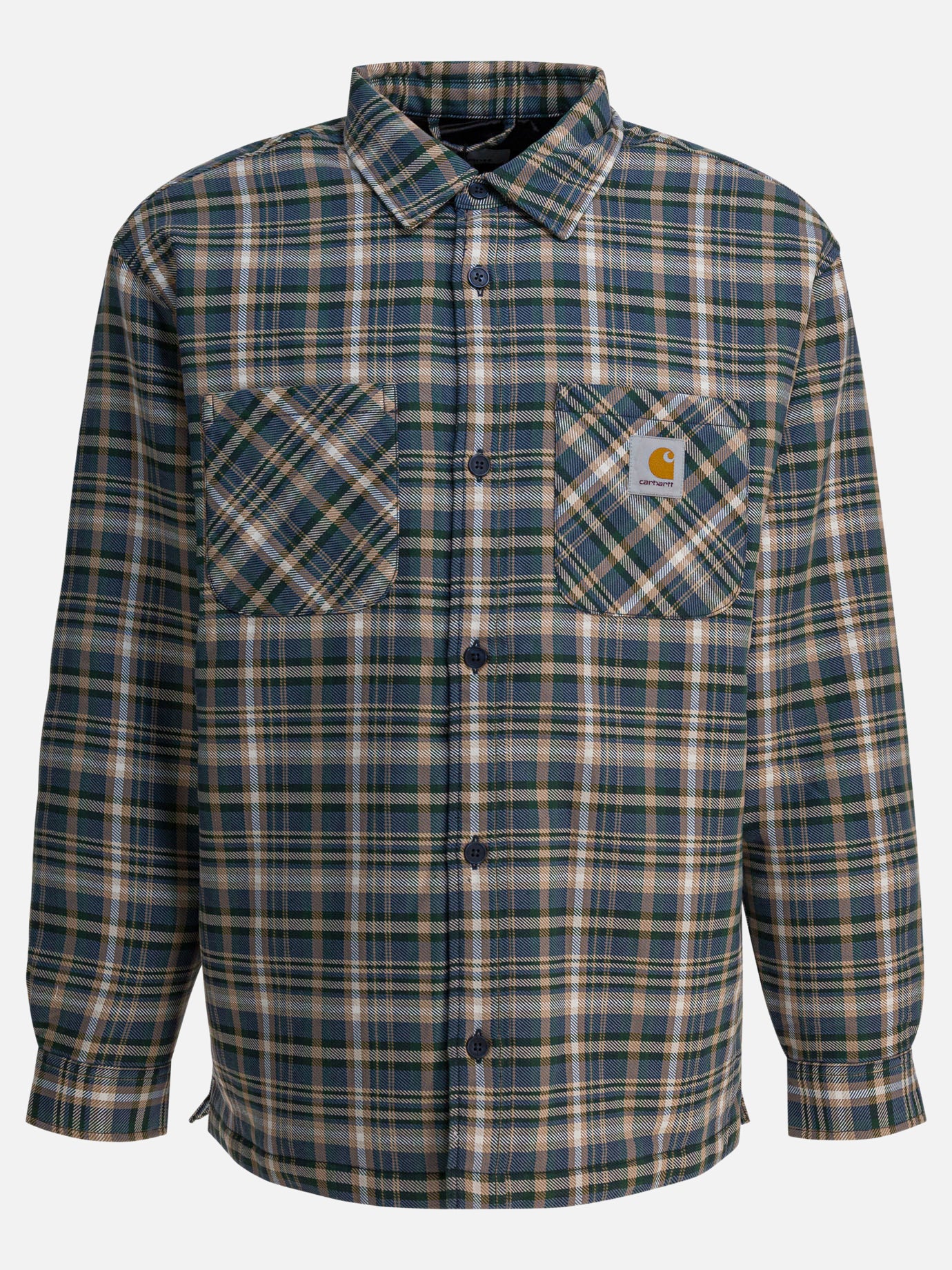 Overshirt jackets Check  Green - Carhartt WIP Men | PDP | VIETTI Online Store | Zoom-Modal
