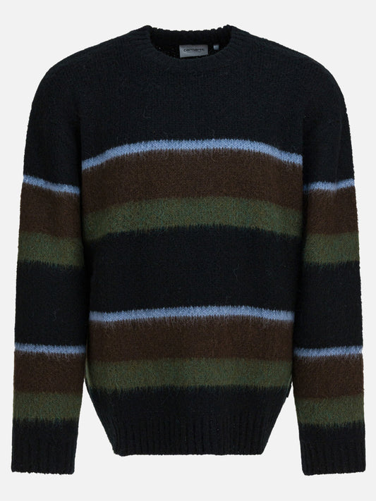 Crewneck sweaters Striped  Black - Carhartt WIP Men | PLP | VIETTI Online Store 
