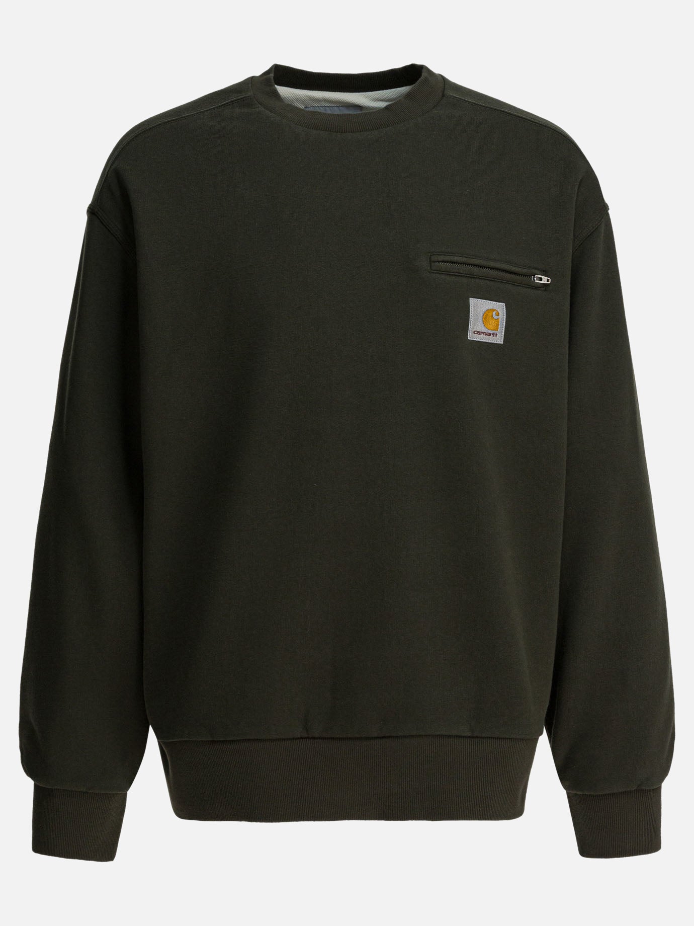 Crewnecks Logo  Green - Carhartt WIP Men | PDP | VIETTI Online Store | Zoom-Modal
