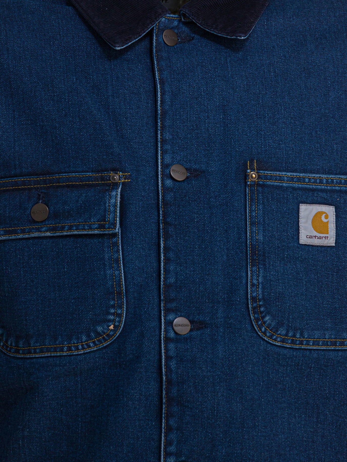 Short coats Logo  Blue - Carhartt WIP Men | PDP | VIETTI Online Store | thumbnail_3