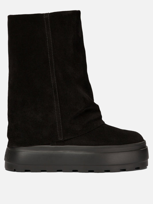 Pull-on boots 100% suede - 100% rubber  Black - Casadei Women | PLP | VIETTI Online Store 
