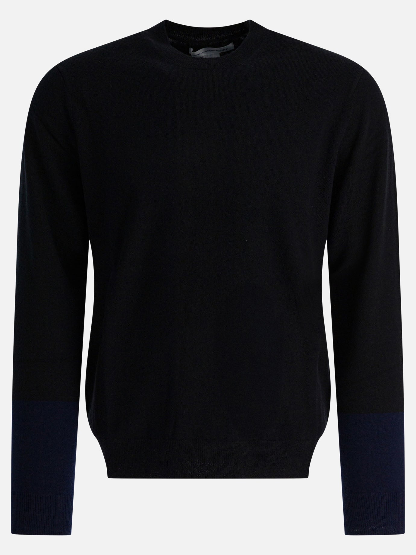 Crewneck sweaters Solid colour  Black - Comme Des Garçons Forever Men | PDP | VIETTI Online Store | thumbnail