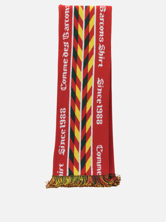 Fringed scarves 100% acrylic  Red - Comme Des Garçons Shirt Men | PDP | VIETTI Online Store 
