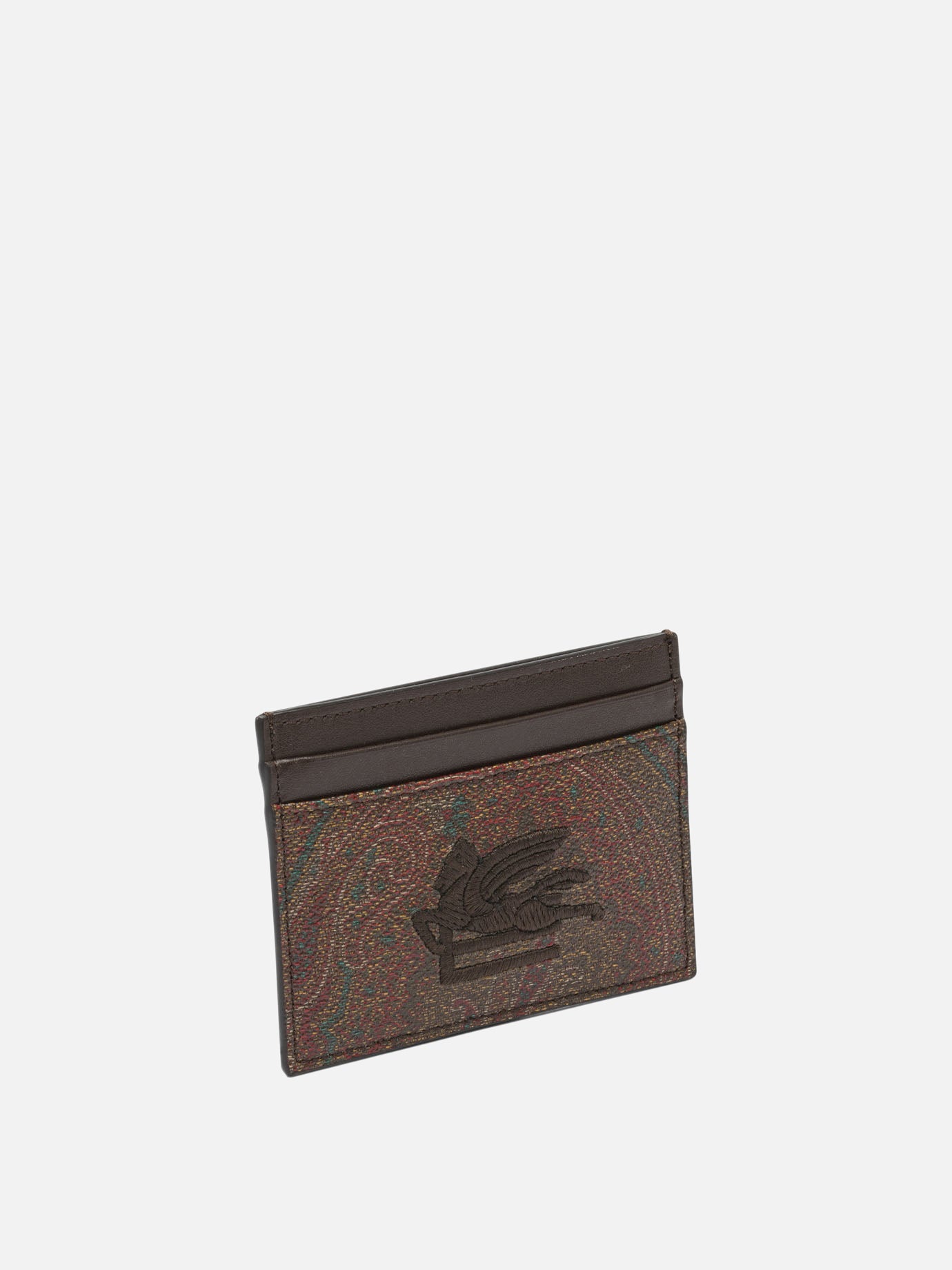Etro &quot;Arnica&quot; card holder with Pegasus 14623626_UNI Bordeaux thumbnail_2