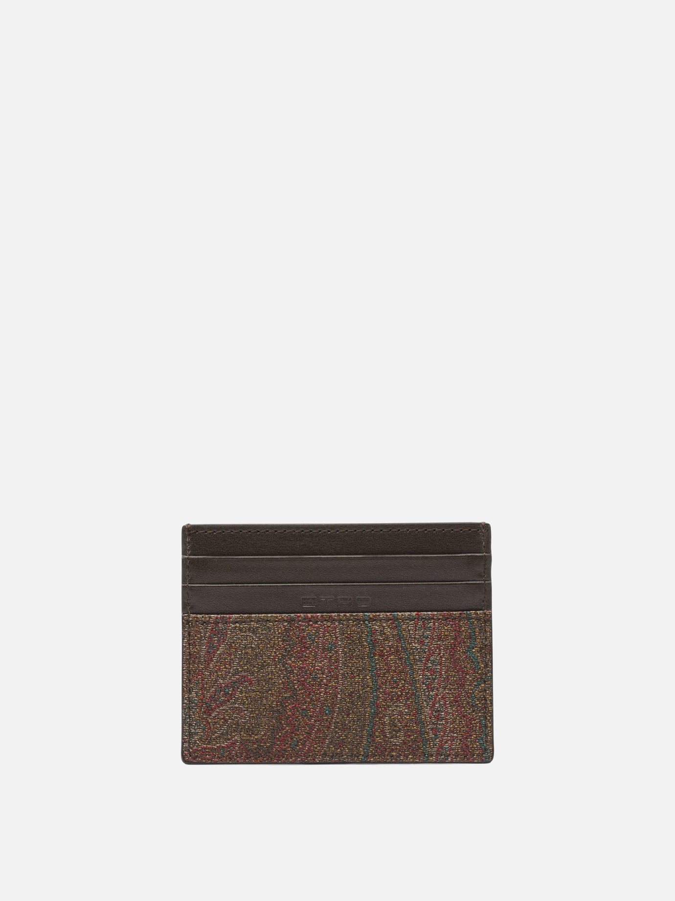 Etro &quot;Arnica&quot; card holder with Pegasus 14623626_UNI Bordeaux thumbnail_3