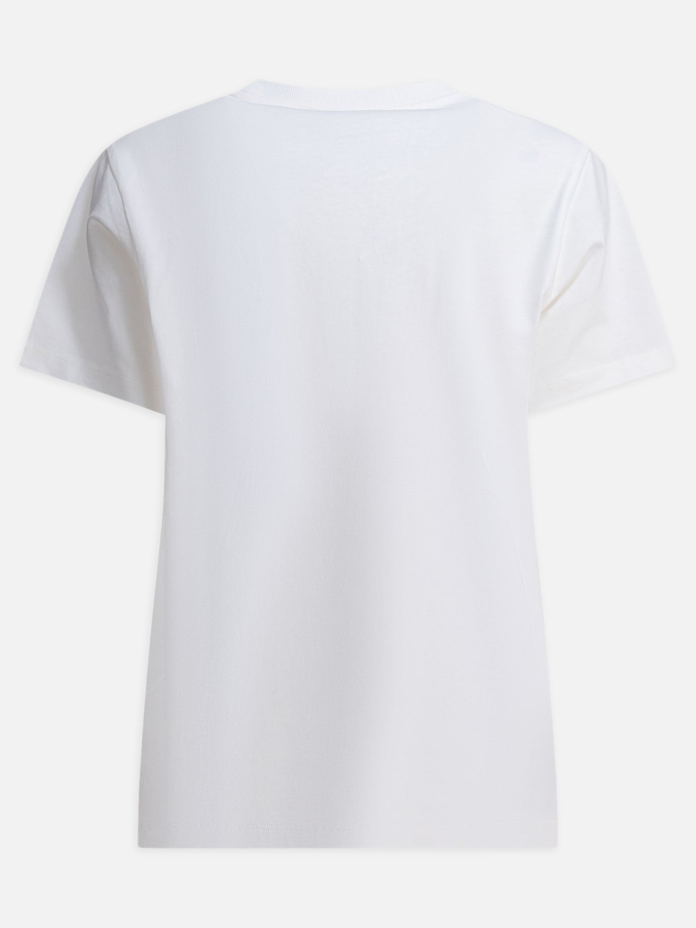Crewneck t-shirts Logo  Beige - Ganni Women | PDP | VIETTI Online Store | Zoom-Modal_2
