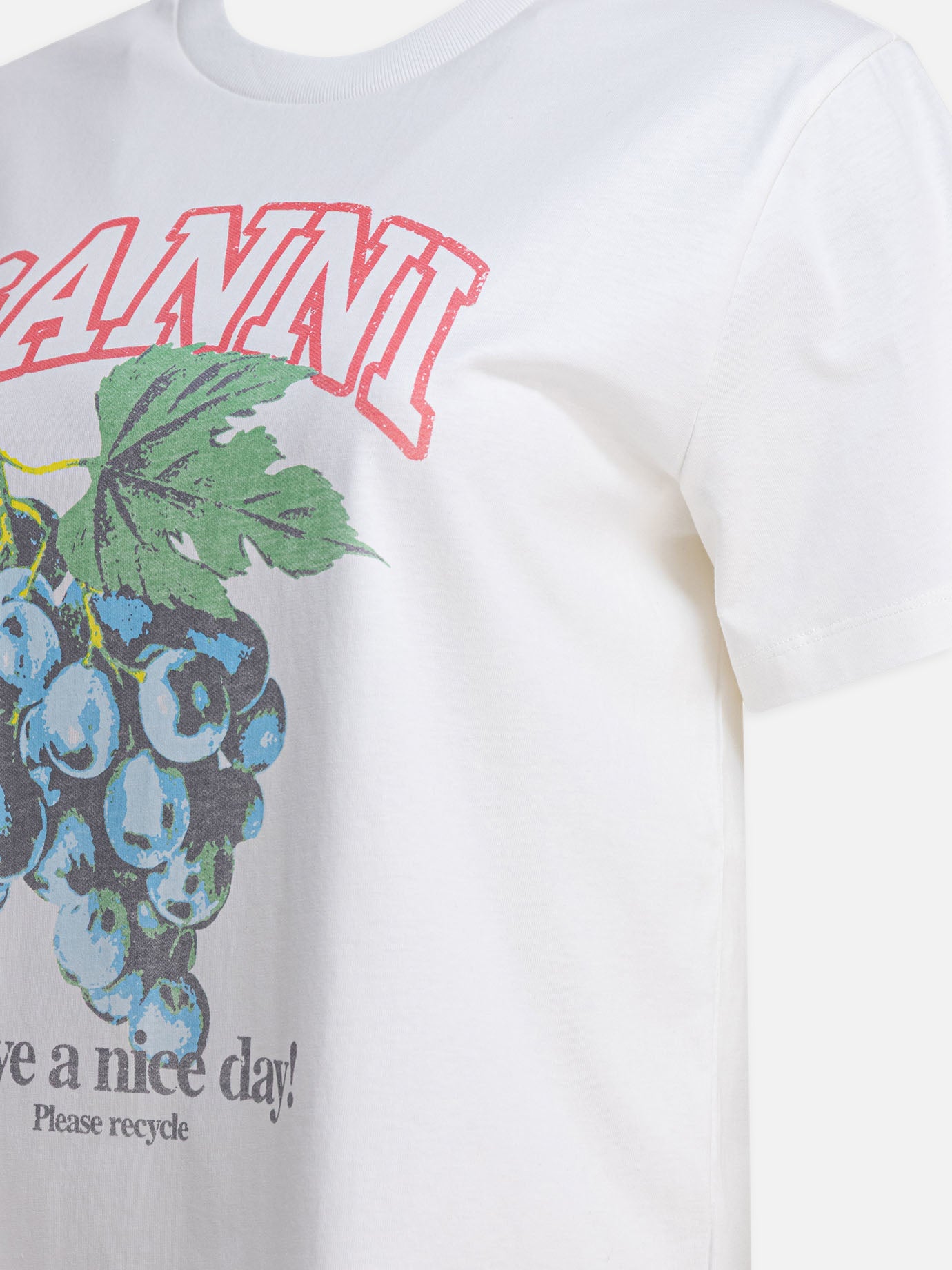 Crewneck t-shirts Logo  Beige - Ganni Women | PDP | VIETTI Online Store | thumbnail_4
