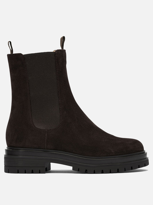 Chelsea boots 100% leather - 100% rubber  Brown - Gianvito Rossi Women | PDP | VIETTI Online Store 
