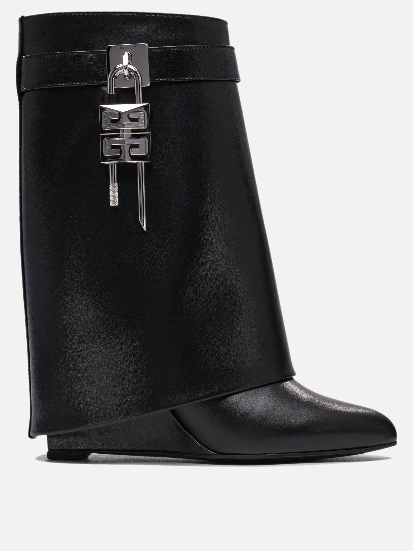 Knee-high 100% calf leather - 100% leather  Black - Givenchy Women | PDP | VIETTI Online Store | Zoom-Modal
