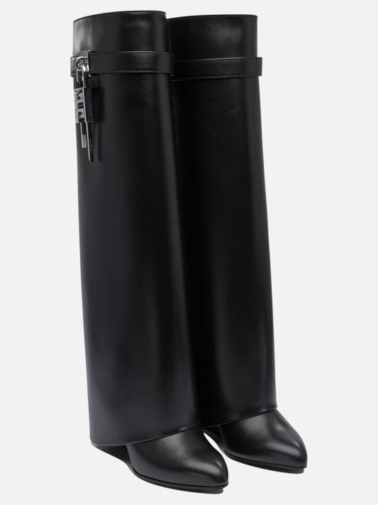 Knee-high 100% leather - 100% leather  Black - Givenchy Women | PDP | VIETTI Online Store | 2
