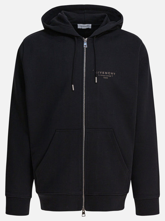 Full zip sweatshirts Logo  Black - Givenchy Men | PLP | VIETTI Online Store 
