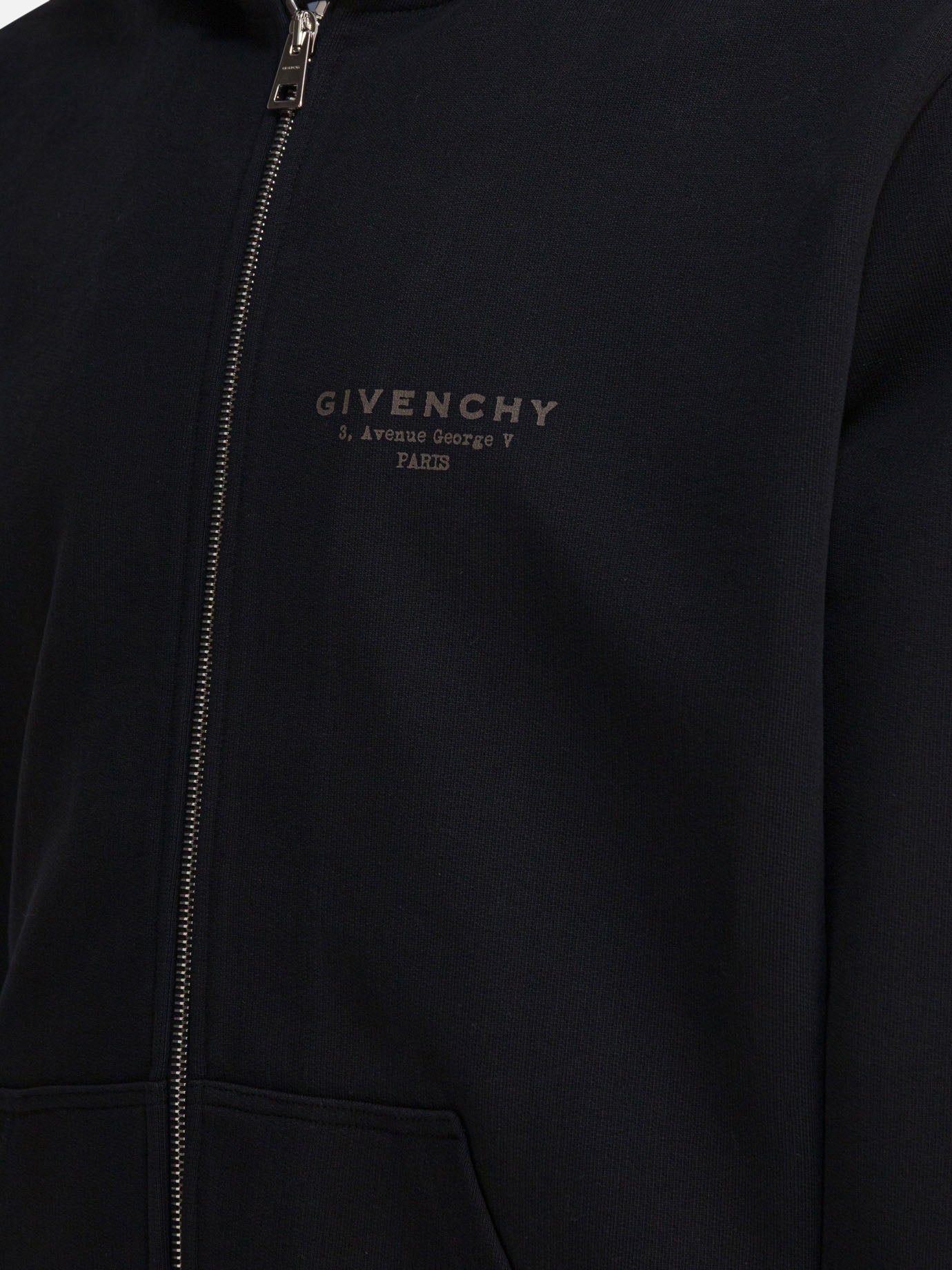 Full zip sweatshirts Logo  Black - Givenchy Men | PDP | VIETTI Online Store | Zoom-Modal_4
