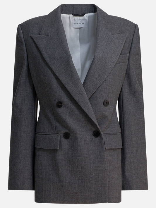 Blazers Solid colour  Grey - Givenchy Women | PLP | VIETTI Online Store 
