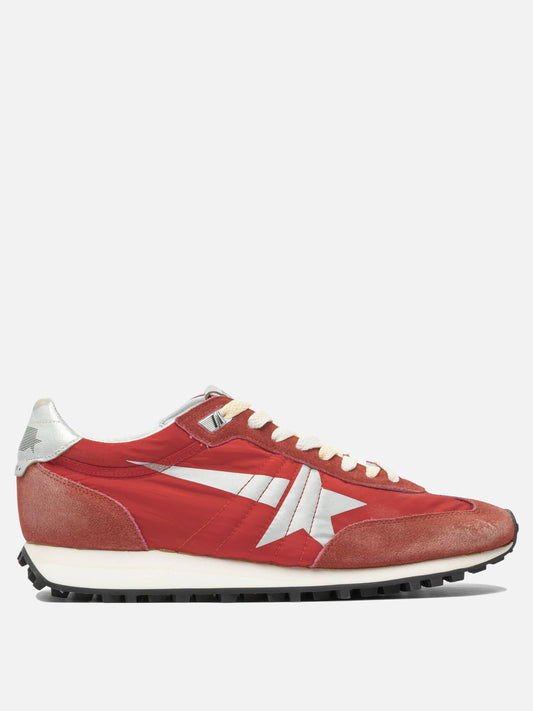 Low top sneakers 37% cow leather 18% polyamide 6% goat leather 5% polyurethane - 100% rubber  Red - Golden Goose Men | PDP | VIETTI Online Store 
