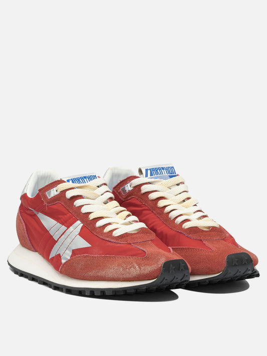 Low top sneakers 37% cow leather 18% polyamide 6% goat leather 5% polyurethane - 100% rubber  Red - Golden Goose Men | PDP | VIETTI Online Store | 2
