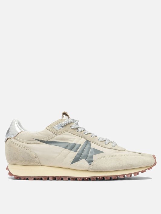 Low top sneakers 37% cow leather 18% polyamide 6% goat leather 5% polyurethane - 100% rubber  Beige - Golden Goose Men | PDP | VIETTI Online Store 
