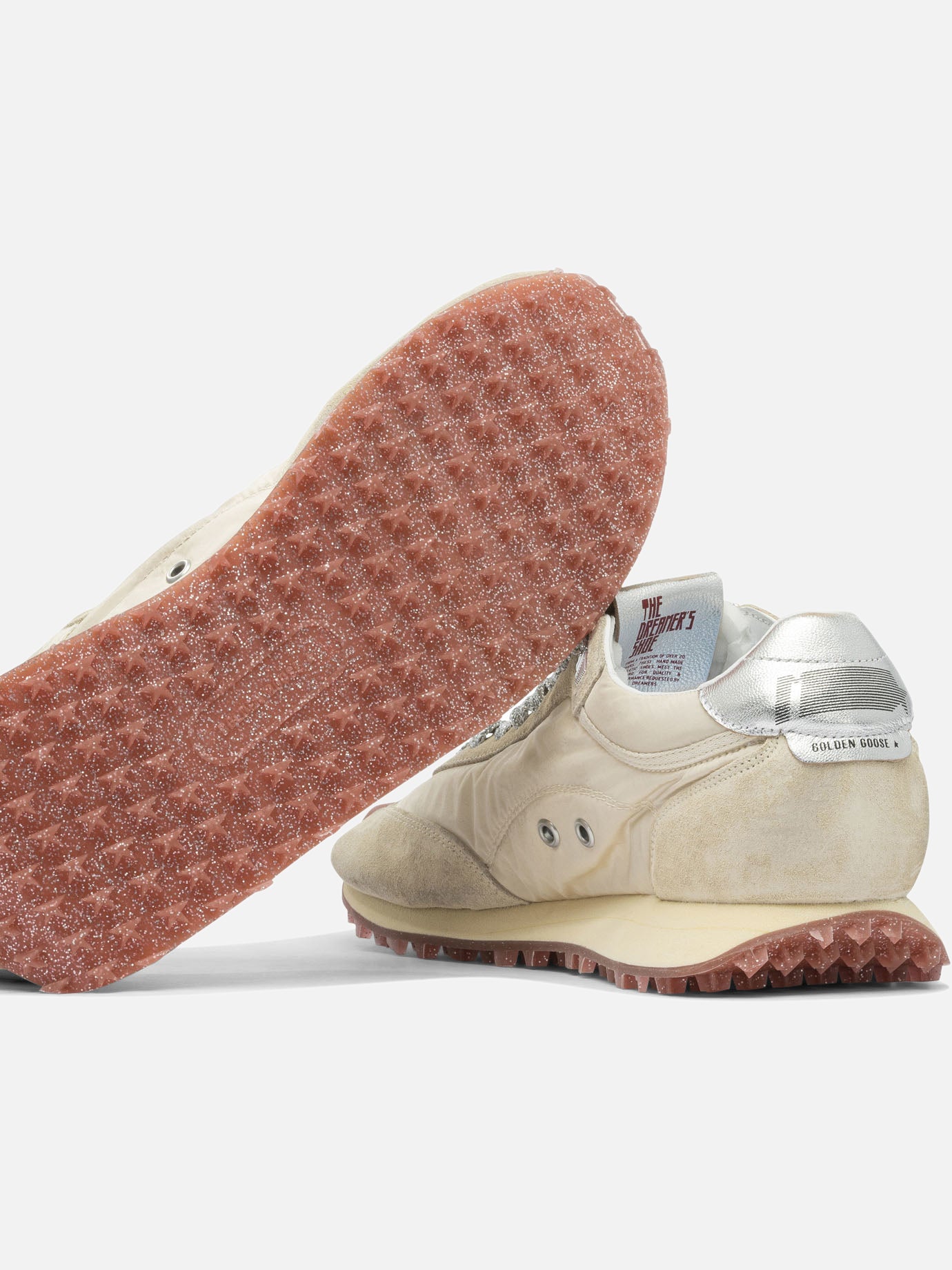 Low top sneakers 41% cow leather 18% polyamide 5% polyurethane 2% goat leather - 100% rubber  Beige - Golden Goose Men | PDP | VIETTI Online Store | thumbnail_5