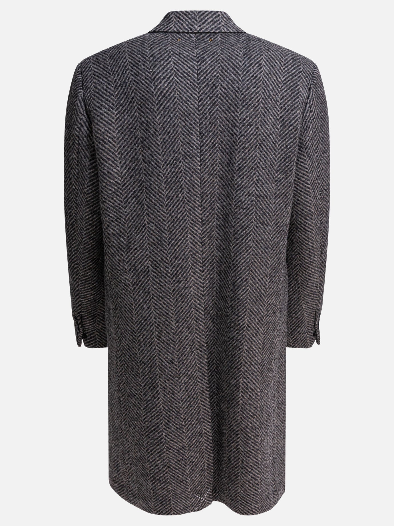 Long coats Herringbone  Grey - Golden Goose Men | PDP | VIETTI Online Store | thumbnail_2
