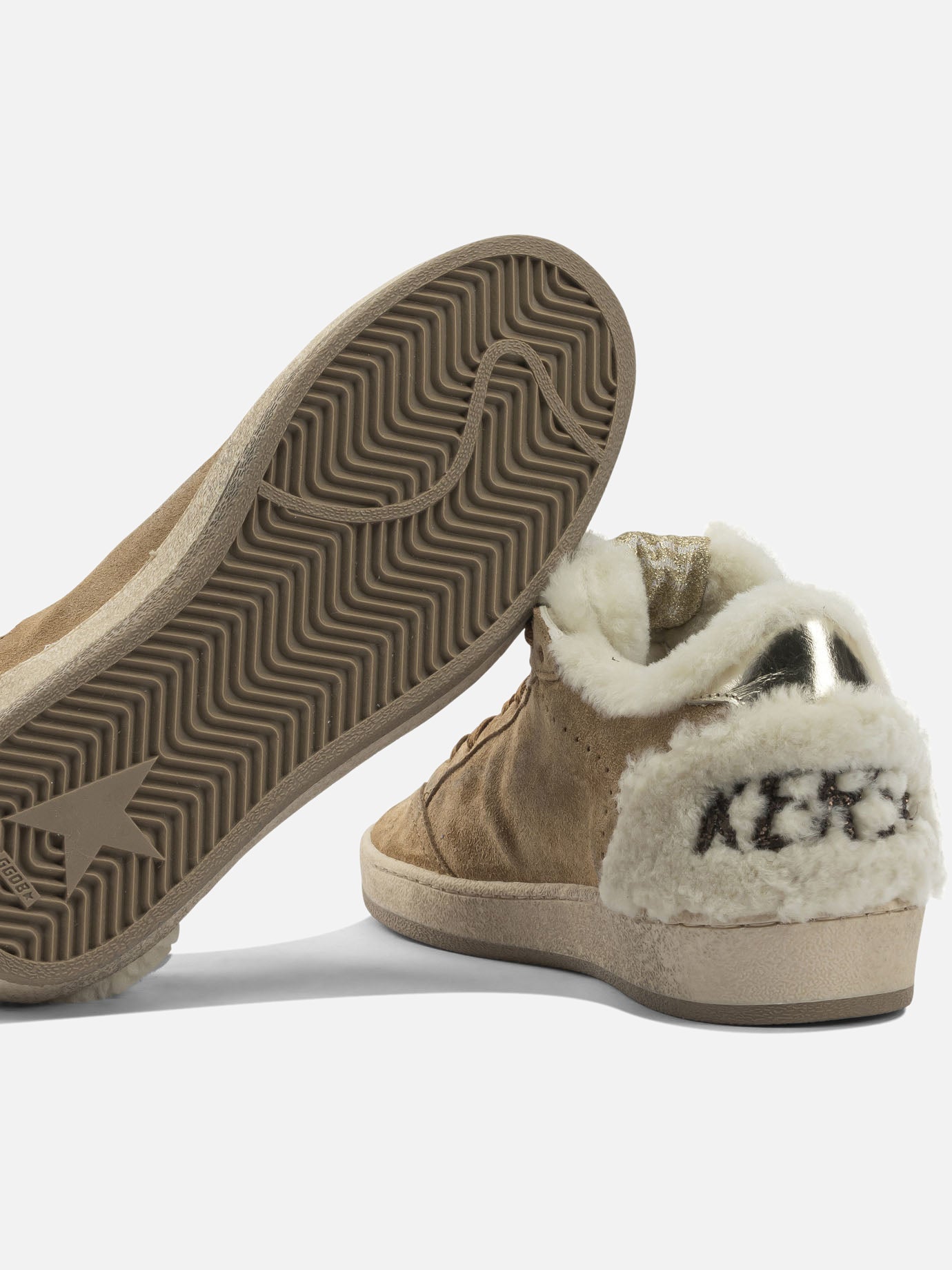 Low top sneakers 72% cow leather 24% ovine leather 3% polyethylene 1% cotton - 100% rubber  Beige - Golden Goose Women | PDP | VIETTI Online Store | thumbnail_5