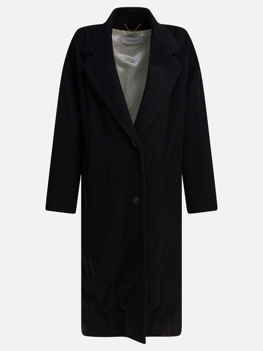 Long coats Solid colour  Black - Golden Goose Women | PLP | VIETTI Online Store 
