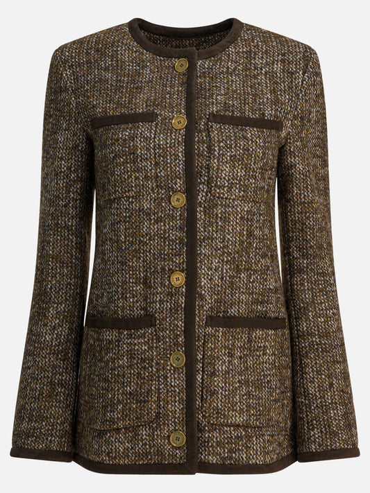 Blazers Tweed  Brown - Golden Goose Women | PLP | VIETTI Online Store 
