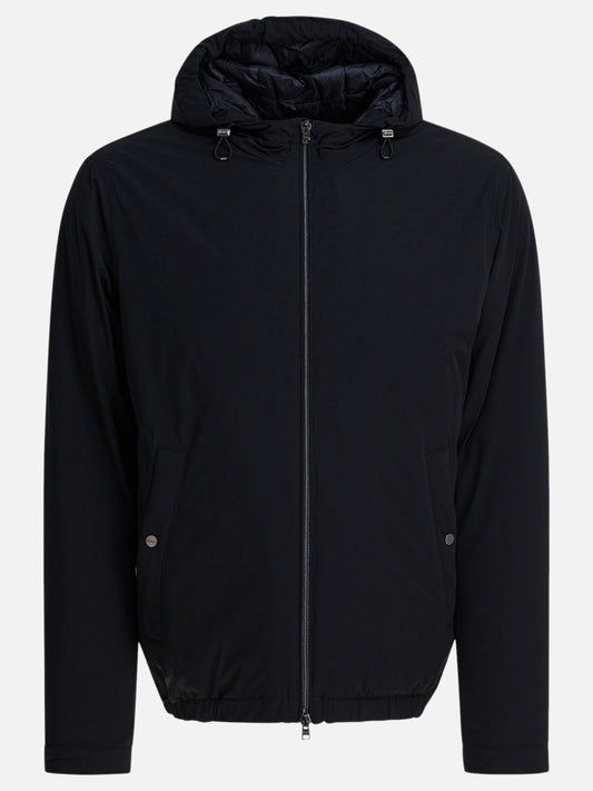 Down jackets Solid colour  Black - Herno Men | PLP | VIETTI Online Store 
