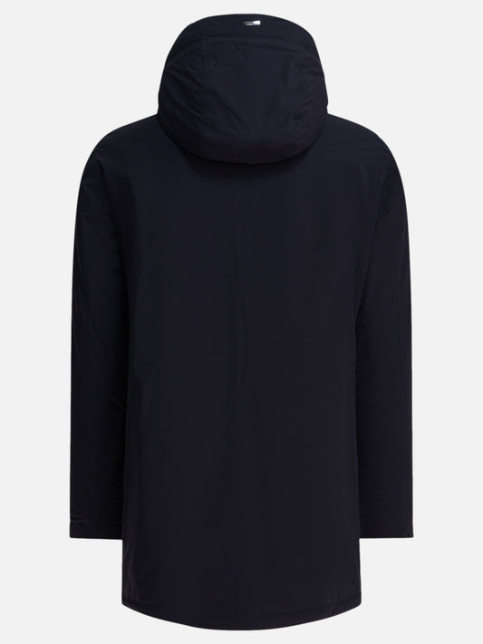 Down coats Solid colour  Blue - Herno Men | PLP | VIETTI Online Store | 2
