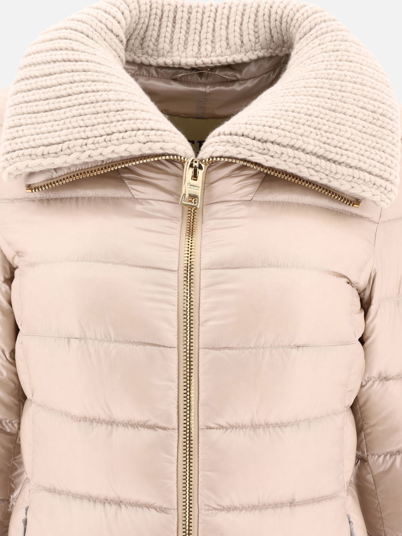 Down coats Solid colour  Beige - Herno Women | PDP | VIETTI Online Store | Zoom-Modal_3
