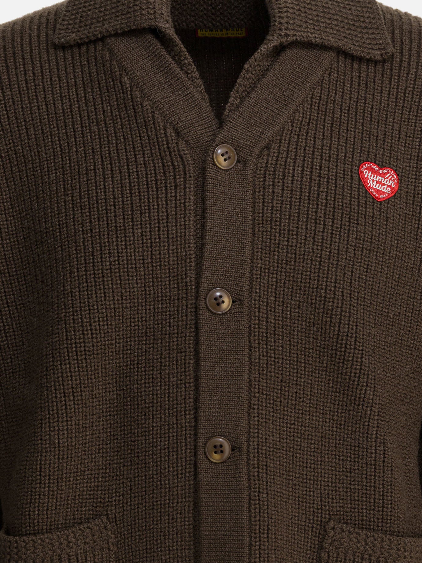 Cardigans Logo  Brown - Human Made Men | PDP | VIETTI Online Store | Zoom-Modal_3

