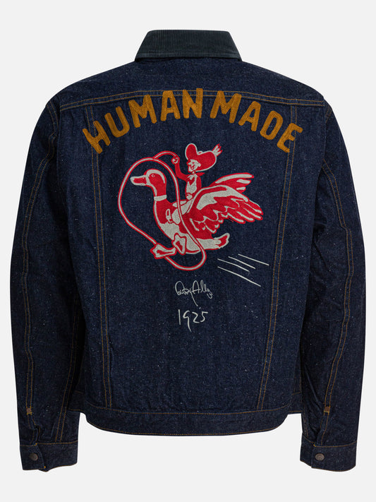 Denim jackets Solid colour  Blue - Human Made Men | PDP | VIETTI Online Store | 2
