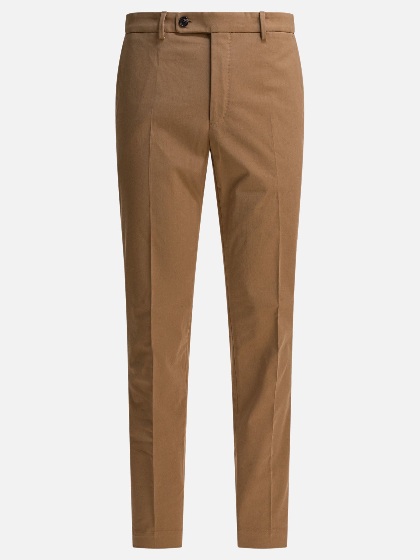Tailored trousers Solid colour  Beige - Incotex Men | PDP | VIETTI Online Store | Zoom-Modal
