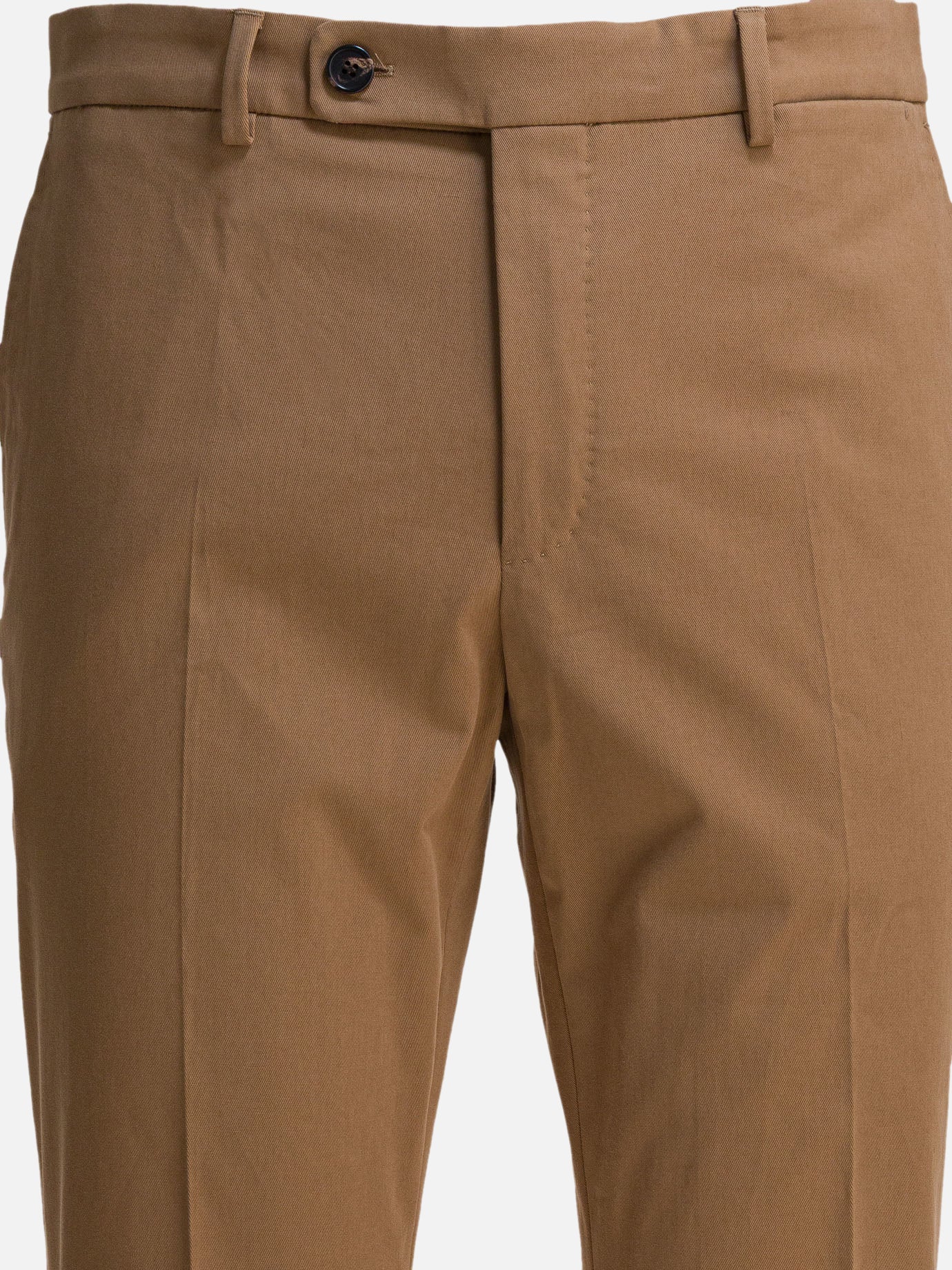 Tailored trousers Solid colour  Beige - Incotex Men | PDP | VIETTI Online Store | thumbnail_3