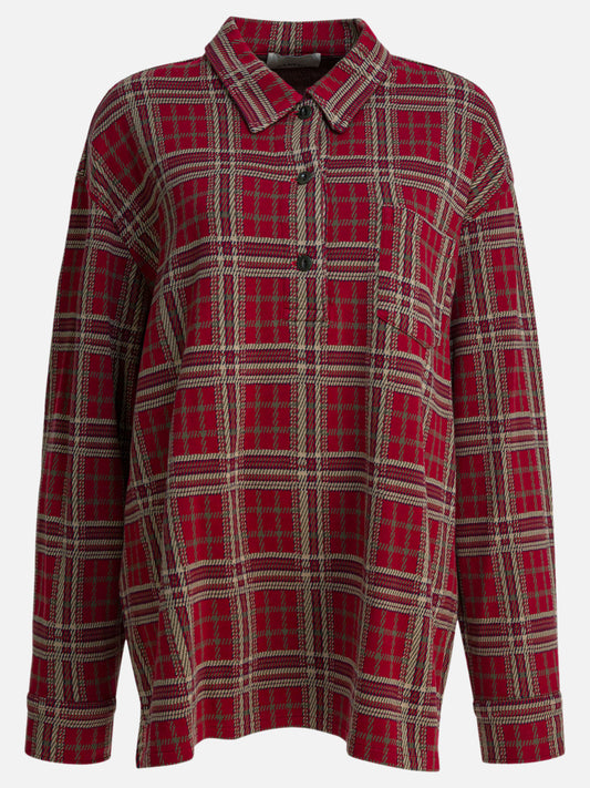 Casual shirts Check  Red - Isabel Marant Women | PDP | VIETTI Online Store 
