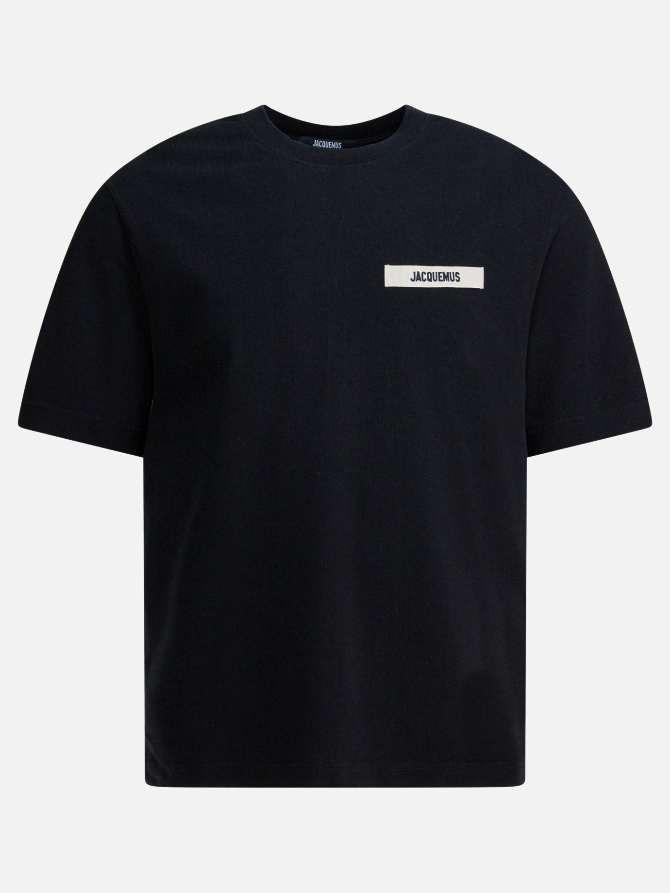 Crewneck t-shirts Logo  Black - Jacquemus Men | PDP | VIETTI Online Store | Zoom-Modal
