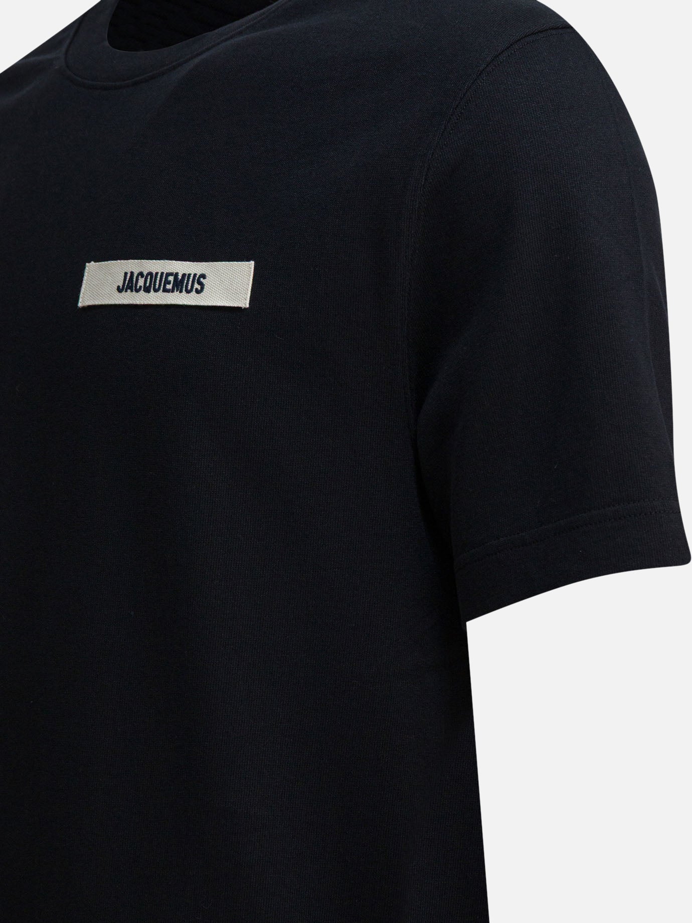 Crewneck t-shirts Logo  Black - Jacquemus Men | PDP | VIETTI Online Store | Zoom-Modal_4
