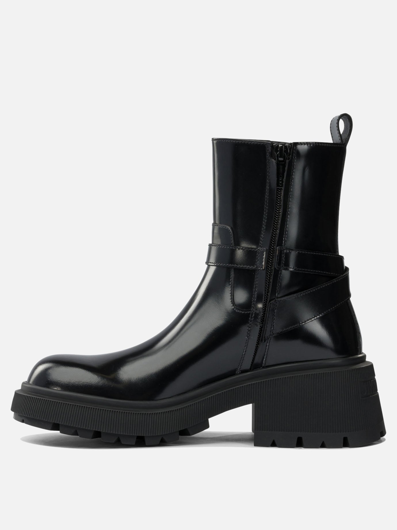 Zipped boots 100% calf leather - 100% rubber  Black - Jimmy Choo Women | PDP | VIETTI Online Store | Zoom-Modal_3
