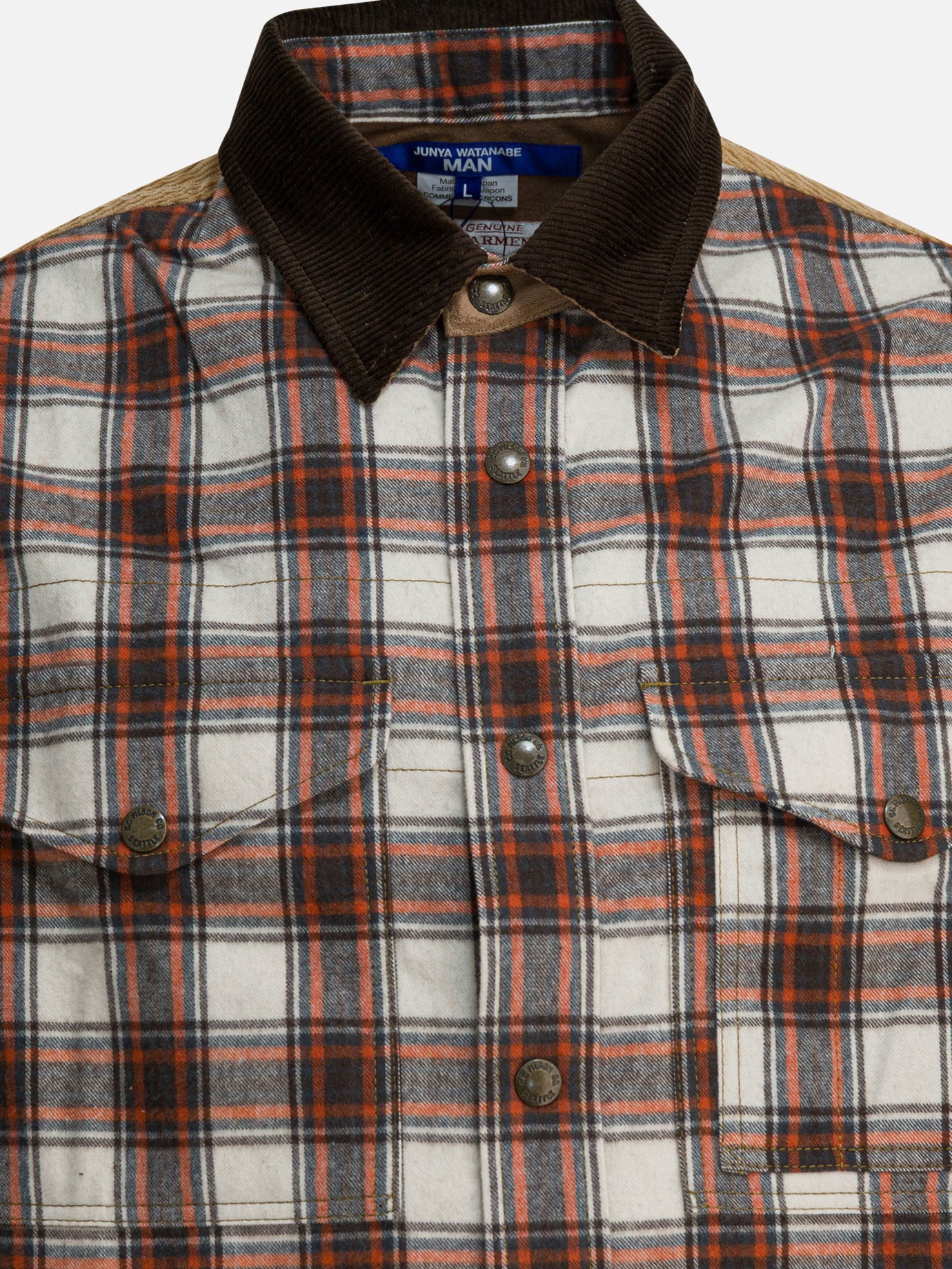 Overshirt jackets Check  Brown - Junya Watanabe MAN Men | PDP | VIETTI Online Store | thumbnail_3