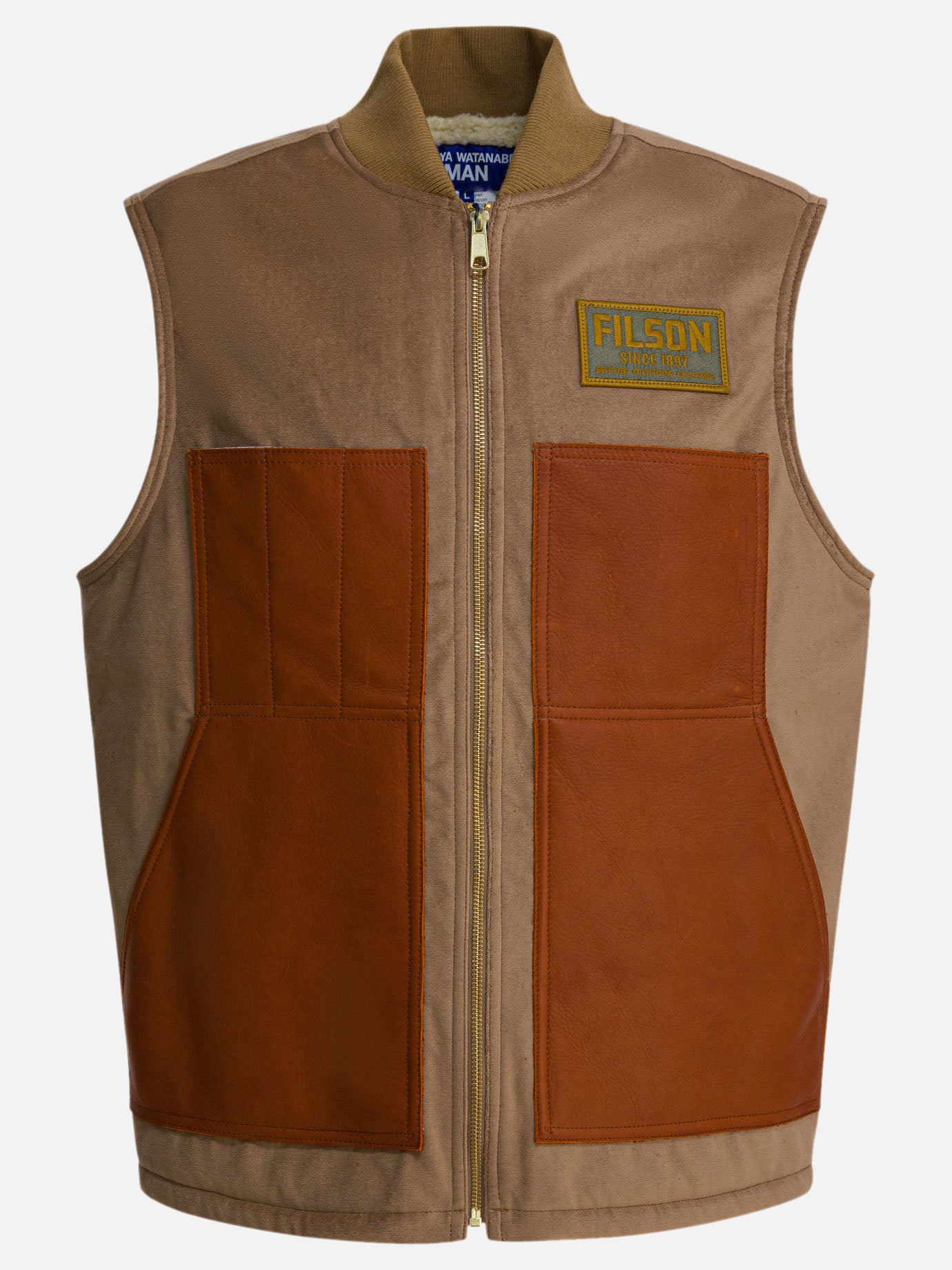 Vest jackets Logo  Brown - Junya Watanabe MAN Men | PDP | VIETTI Online Store | Zoom-Modal
