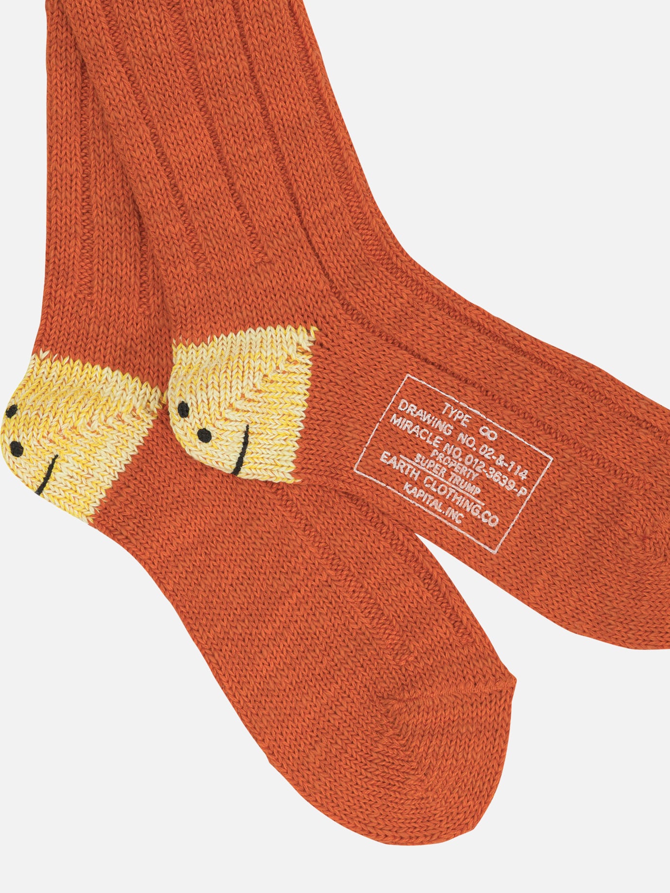 Classic socks Solid colour  Orange - KAPITAL Men | PDP | VIETTI Online Store | thumbnail_2