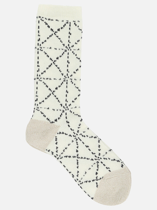 Classic socks Graphics  Beige - KAPITAL Men | VIETTI Online Store 
