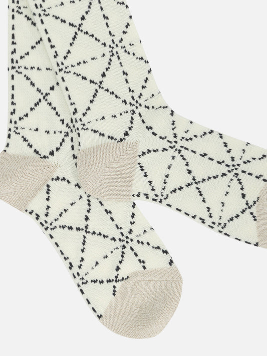 Classic socks Graphics  Beige - KAPITAL Men | VIETTI Online Store | 2
