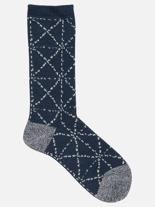 Classic socks Graphics  Blue - KAPITAL Men | VIETTI Online Store 
