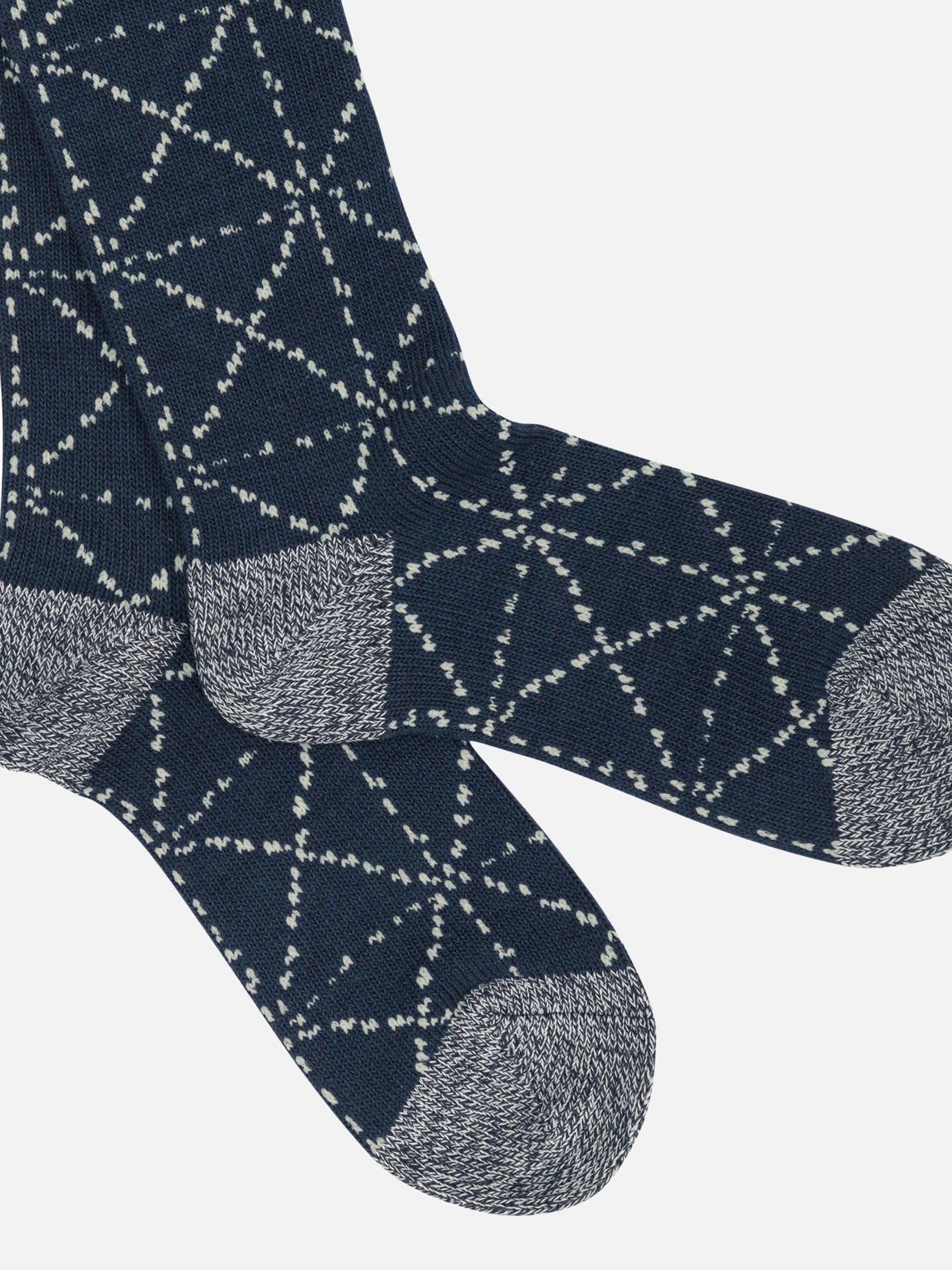 Classic socks Graphics  Blue - KAPITAL Men | PDP | VIETTI Online Store | Zoom-Modal_2
