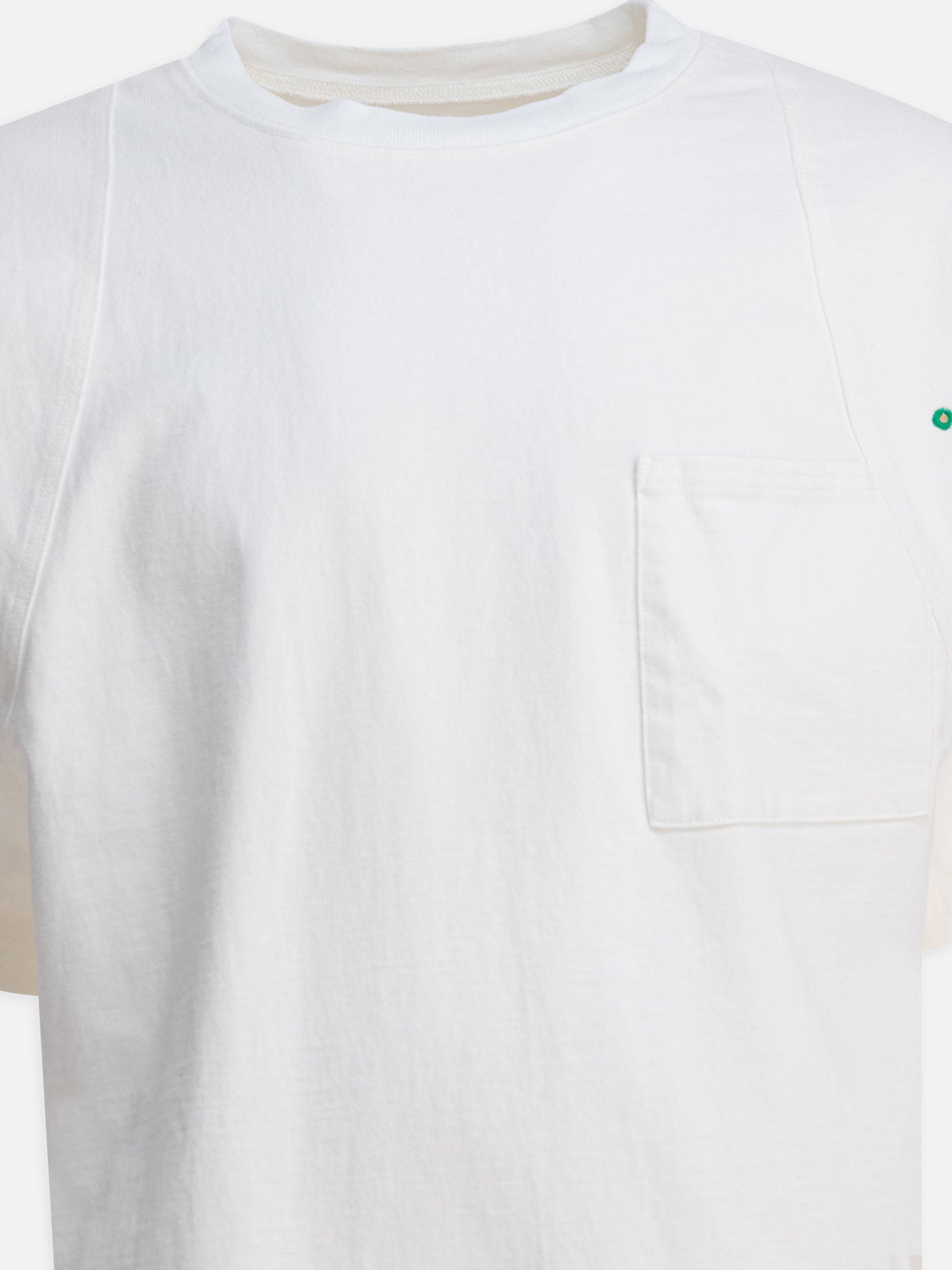 Crewneck t-shirts Solid colour  White - KAPITAL Men | PDP | VIETTI Online Store | thumbnail_3