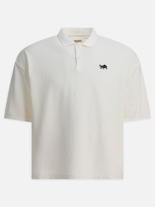Polo shirts with buttons Solid colour  White - KAPITAL Men | PLP | VIETTI Online Store 
