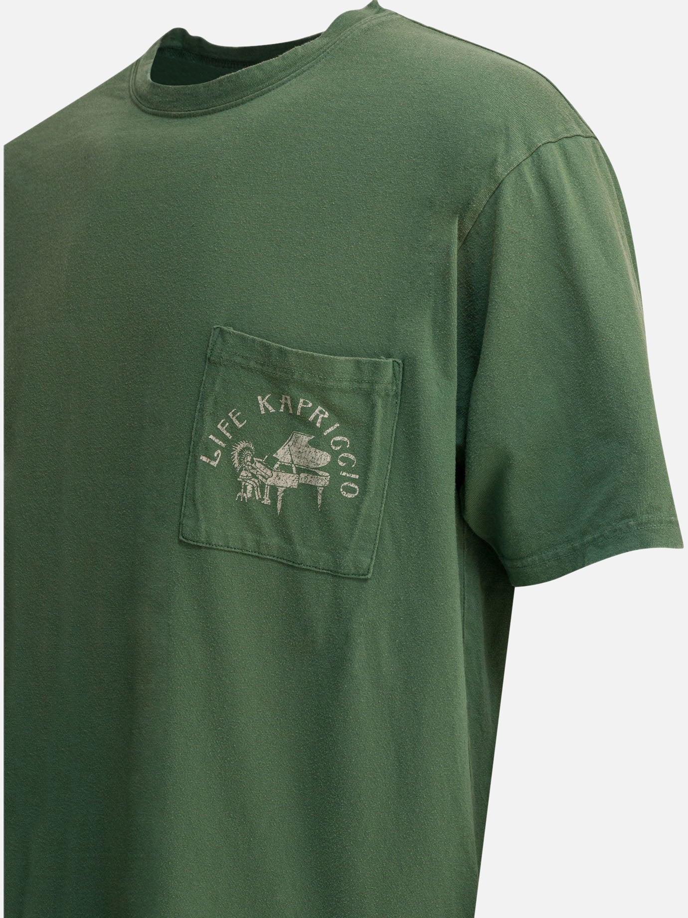 Crewneck t-shirts Print  Green - KAPITAL Men | PDP | VIETTI Online Store | thumbnail_4
