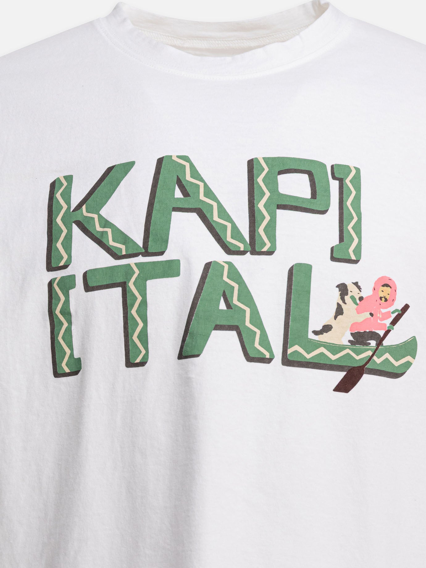 Crewneck t-shirts Graphics  White - KAPITAL Men | PDP | VIETTI Online Store | thumbnail_2