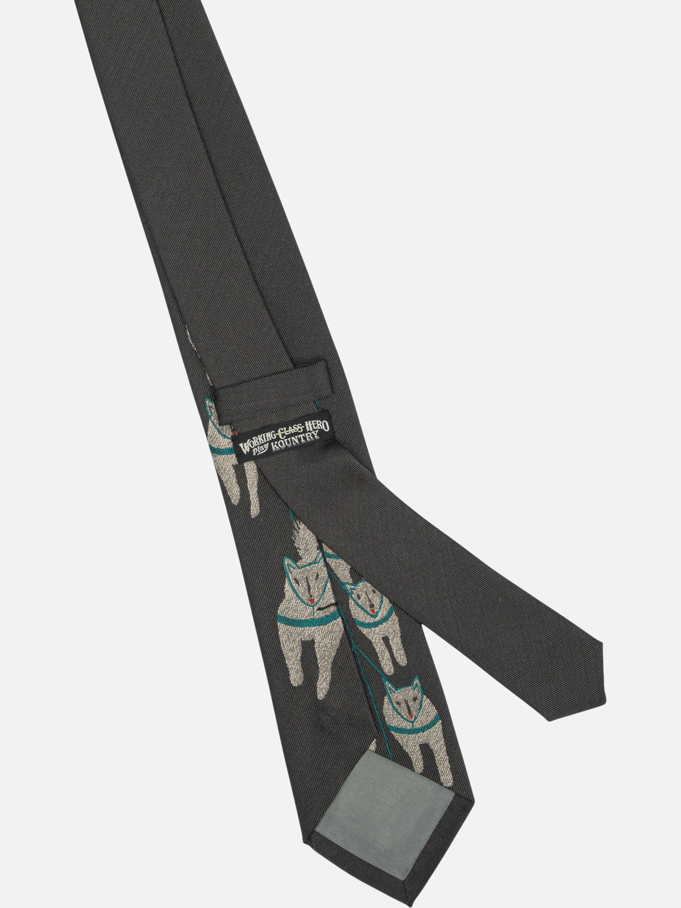 Ties 100% silk  Black - KAPITAL Men | PDP | VIETTI Online Store | Zoom-Modal_2
