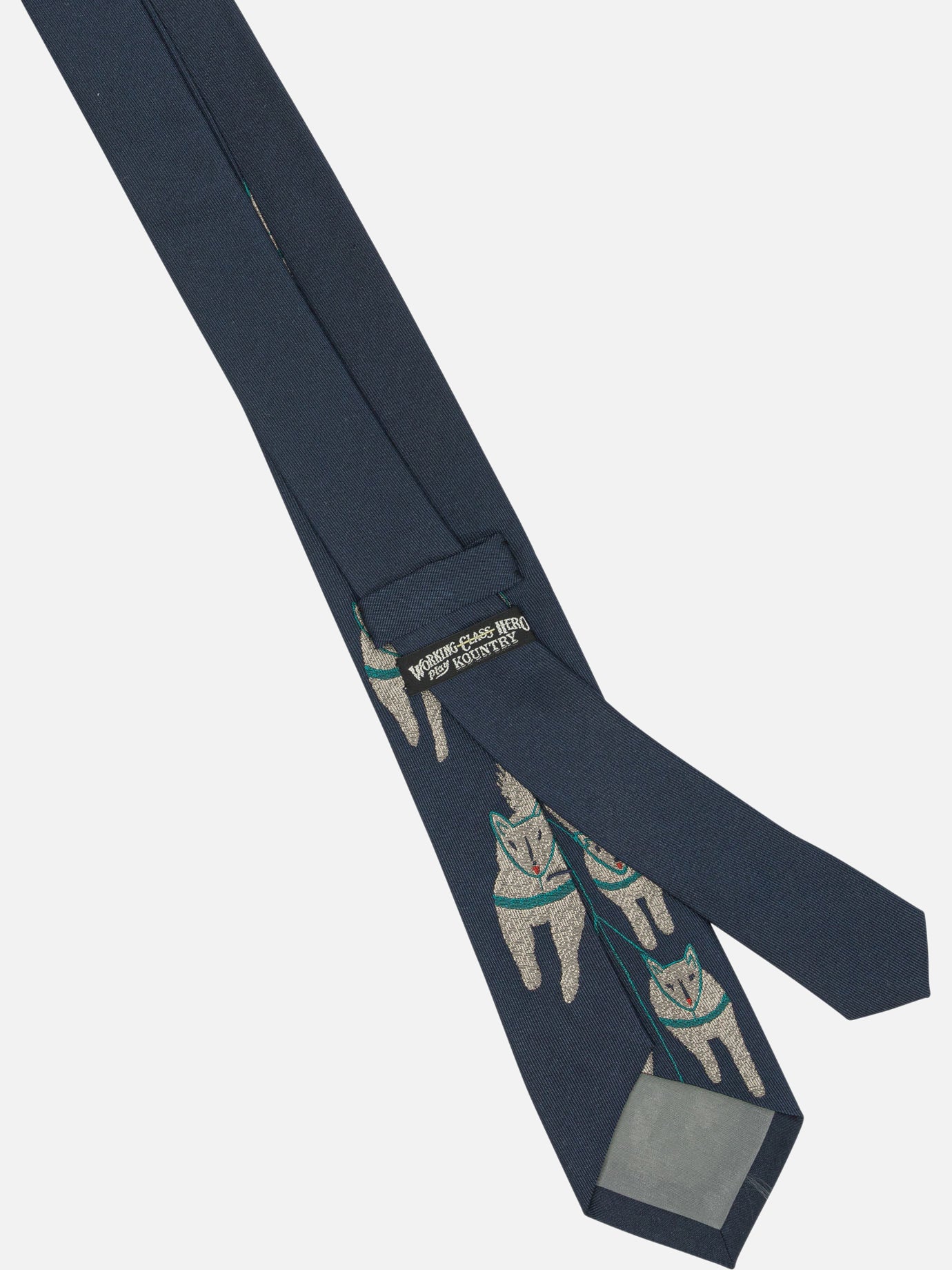 Ties 100% silk  Blue - KAPITAL Men | PDP | VIETTI Online Store | thumbnail_2